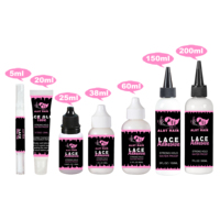 Kit d'installation de perruque en dentelle de marque privée contrôle des bords dissolvant de colle de dentelle imperméable spray fondant bandeau mousse de teinte de dentelle pour perruques