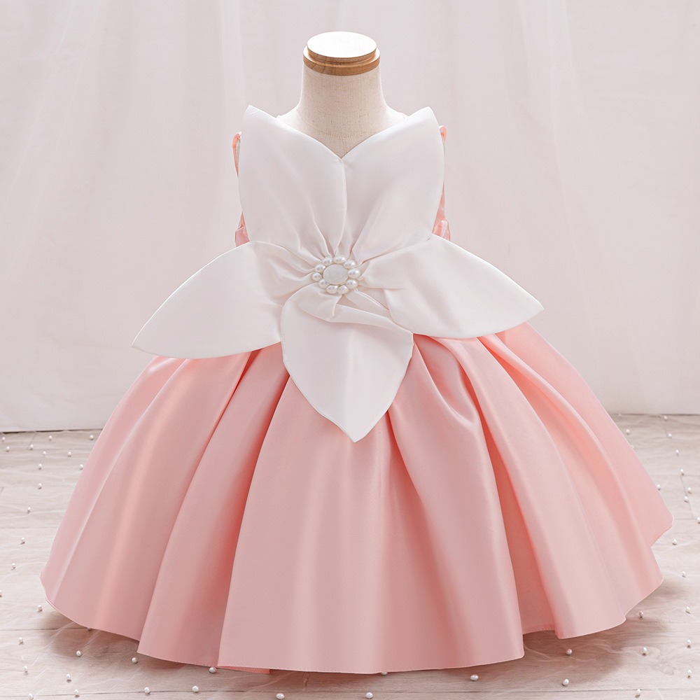 Elegant Kids Gown with Beads Perfect for Special Occasions