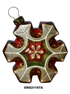 Flocon de neige avec 19 lumières et 6 bandes lumineuses - Product Image 2