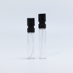 Eco-friendly Recyclable Custom Empty Round clear Perfume Sample <b>Bottle</b> 1.5ml 2ml 3ml 5ml Mini Perfume <b>Bottle</b> With Spray Cap - Product Image 5