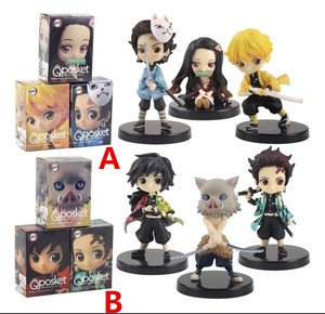 ชุดหุ่นอนิเมะตัวละคร2สไตล์,โมเดล Demon Slayer ตัวละคร <span class=keywords><strong>Tanjirou</strong></span> Kamado Nezuko Agatsuma Zenitsu Hashibira Inosuke Tomioka <span class=keywords><strong>Giyuu</strong></span> - Product Image 2