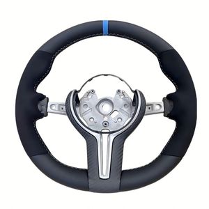Volante de Coche Personalizado de Cuero y Fibra de Carbono Forjada para <span class=keywords><strong>Mini</strong></span> <span class=keywords><strong>Cooper</strong></span> Jcw R50 R52 R53 R55 R56 R57 R60 R61 F55 F56 F57 F54 F60 - Product Image 3