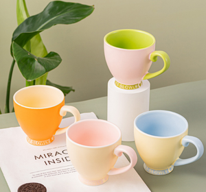 2025 Fabricant professionnel <span class=keywords><strong>Prix</strong></span> bas Smart Mug Morandi Tasses colorées en céramique <span class=keywords><strong>de</strong></span> qualité supérieure - Product Image 2