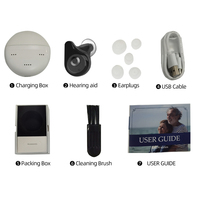 Échantillon gratuit, aide auditive numérique intelligente à commande par application OTC, 16 canaux, aide auditive numérique intelligente ITE rechargeable, Bluetooth