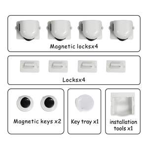 Prodigy DC004 - Cierre de Seguridad para Cajones y Armarios a Prueba de Niños, con Cierre Magnético y Cinta Adhesiva Fuerte para Bebés - Product Image 5
