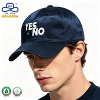 OEM BSCI Individuelles LOGO Premium Luxus Satin Bedruckte Modische Street-Style Casual Baseballkappe für Herren Damen Aktivitäten