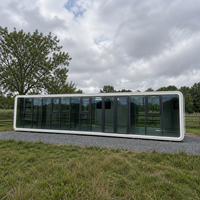 Maison Capsule 2 Chambres, Maisons Modulaires Préfabriquées, Maison Préfabriquée 3 Chambres, Capsule Spatiale, Maison Préfabriquée de Luxe