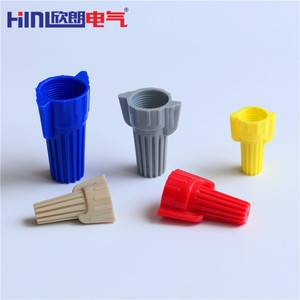 Terminal Espiral de Doble Ala Hinl, Conector de Protección de Extremos de Bajo Voltaje de PVC - Product Image 1