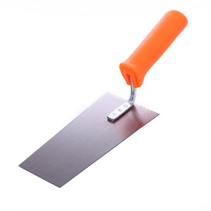Truelle de maçon ergonomique suspendue en acier inoxydable anti-rouille avec poignée souple pour le travail de la maçonnerie et des briques - Product Image 1