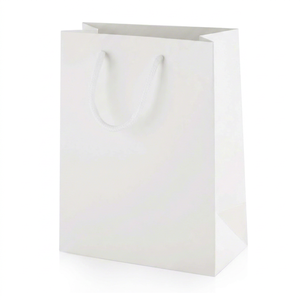 Sacs en papier personnalisés de spécialité avec poignées plates, sacs et boîtes en papier pour l'emballage de vêtements et de bijoux, sac en papier carré - Product Image 1