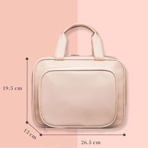 Sac de maquillage à roulettes, organiseur de cosmétiques de voyage, trousse de toilette pour femmes - Product Image 6