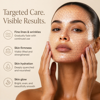 Masque pour la peau en tissu non tissé à la vitamine C, hydratant, adoucissant, anti-âge, pour femmes, pour tous types de peau