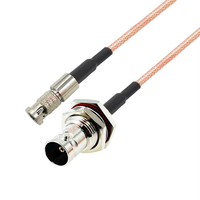 Cable adaptador RF HD BNC RG179 de 75 ohmios con conector Micro BNC macho a macho/hembra para vídeo HD