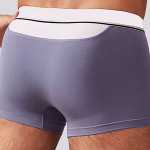 Bóxer de alta calidad para hombre, bolsa separada de ángulo plano, Modal, deporte, gimnasio, Fitness, ropa interior para hombre, Bóxer y Calzoncillos - Product Image 3