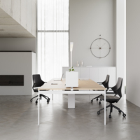 Espace bureau poste de travail modulaire 2 4 6 sièges mobilier de bureau poste de travail ouvert