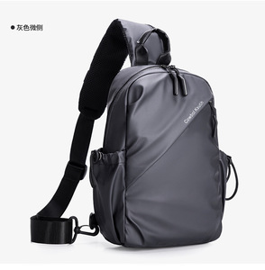 Sac à bandoulière pour <span class=keywords><strong>garçon</strong></span> d'université, nouveau design, style senior, adolescents, sorties, petit sac à dos, sac de poitrine imperméable - Product Image 4