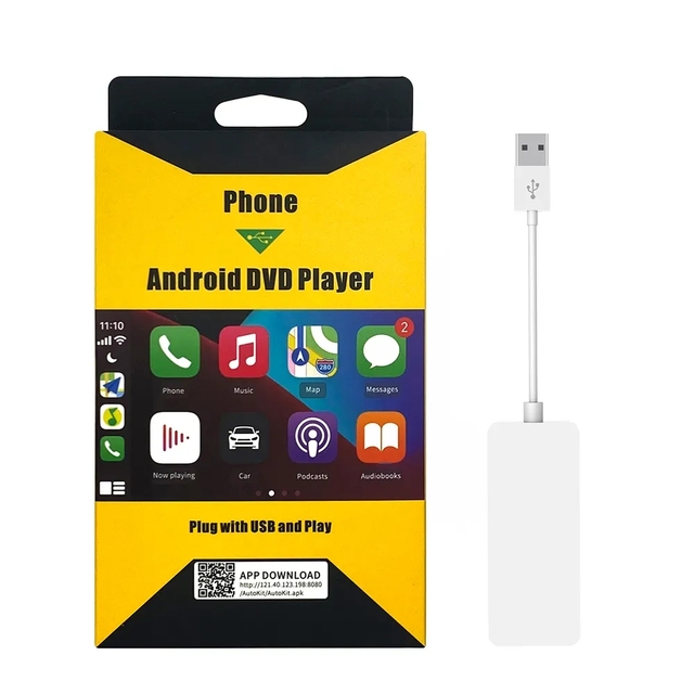 Carplay Dadapter for apple Capplay Android Auto Carplay Dongle Convert Wired to Wireless Car Play Ai Box