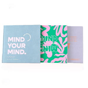 Cuaderno de Tapa Dura con Logotipo Personalizado A5, Diseño de Tapa de Tela, Páginas Rayadas, Caja de Regalo, Estilo Impreso para Tomar Notas Personalizadas - Product Image 1