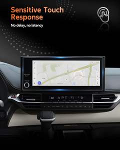 Protector de Pantalla para <span class=keywords><strong>Toyota</strong></span> <span class=keywords><strong>Sienna</strong></span> 2025 2026, 12.3 Pulgadas, Vidrio Templado 9H HD, Accesorios para Pantalla Táctil - Product Image 3