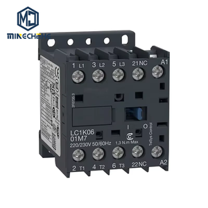 AC Contactor LC1K0601B7 50Hz Coil 3-<b>Pole</b> Electrical Switching Device for HVAC <b>Lighting</b> and Industrial - Product Image 1