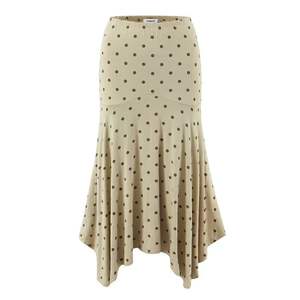 Conjunto coordinado de punto con lunares personalizado - Top retro y falda plisada asimétrica - Product Image 3