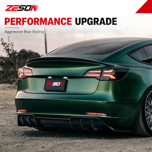 Aileron arrière en fibre de carbone véritable style AD pour <span class=keywords><strong>Tesla</strong></span> <span class=keywords><strong>Model</strong></span> <span class=keywords><strong>3</strong></span> 2017-2023 pré-lifting - Product Image 6