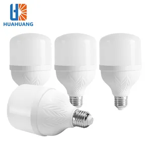 Huahuang Boa Qualidade Branco PBT PP E27 B22 5W 10W 15W 20W 30W 40W 50W 60W Lâmpadas LED