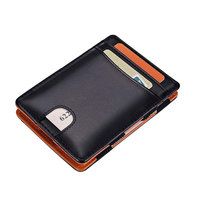 Rancang Dompet Merek Anda Sendiri Dompet Ajaib Kulit RFID Kustom