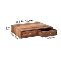 Organisateur de dosettes de café en bois d'acacia, tiroir de rangement pour thé, support pour Nespresso, comptoir de cuisine, station de café