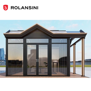 <span class=keywords><strong>Veranda</strong></span> préfabriquée en aluminium à double vitrage, design <span class=keywords><strong>de</strong></span> ferme, écologique, extérieure, à faire soi-même, personnalisée par Rolansini - Product Image 3