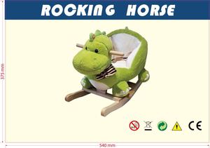 Chaise berçante pour bébé en forme de <span class=keywords><strong>girafe</strong></span> en peluche avec musique de berceuse pour bébé - Product Image 4