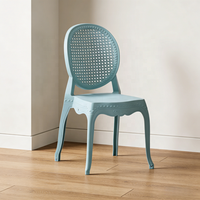 Chaises Windsor en plastique de luxe au design moderne de haute qualité, chaise de restaurant en plastique, mobilier de salle à manger commercial
