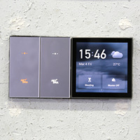 ARTDNA-Commutateurs intelligents Android standard UK, contrôle central domestique intelligent, interrupteur tactile mural électronique Zigbee