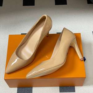 Sandales à talons en cuir véritable de haute qualité pour femmes, chaussures de créateur à talon épais pour femmes, sandales de mariage et de soirée formelles - Product Image 1