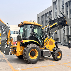รถตักล้อยางเอเวอร์สตาร์ 4cx มินิแบคโฮโลเดอร์ สีเหลือง เครื่องยนต์ยูชัย 2 ตัน ขับเคลื่อน 4 ล้อ ดีเซลสำหรับงานหนัก กำลังขุดสูง - Product Image 1
