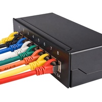 Linkwylan 10G Ethernet Cat6A Cable de conexión S/FTP LSZH RJ45 Cable de conexión de red Cables de comunicación