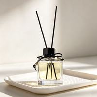 Flacon diffuseur de parfum en verre rond vide de luxe 120 ml