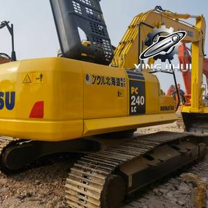 Excavatrice d'occasion Komatsu 240-8, marque japonaise d'origine, 24 tonnes, sur chenilles en caoutchouc, grande taille, modèle 2023, godet de 1,2 m - Product Image 4