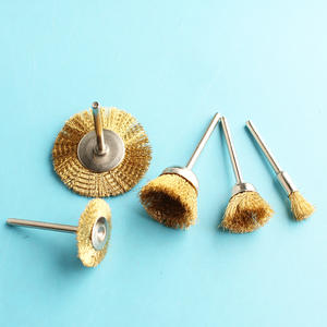 แปรงลวดทองแดงแบบแผ่นหยาบสำหรับเครื่องเจียรไฟฟ้าและเครื่องมือขัดเงา - Product Image 1