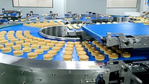 2025 New Cup Cake Wheel Cake Line Jam Filling Cake Forming <b>Machine</b> Baking Oven - Product Image 5