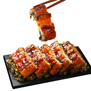 Gaishi OEM/ODM vente en gros de haute qualité Sushi glacé Conger Unagi Kabayaki poisson coupé filets japonais barbecue rivière rôti anguille - Product Image 1