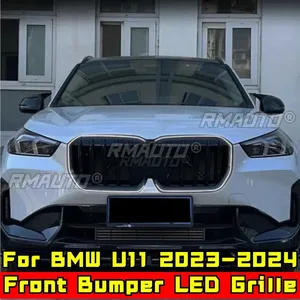 Grille de pare-chocs LED pour BMW X1 U11 2023-2024, kit carrosserie de pare-chocs avant, grille LED en plastique ABS, accessoires de voiture - Product Image 3