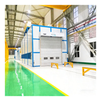 Ligne de production de peinture en poudre automatique / ligne de peinture avec prétraitement (y compris la pulvérisation)