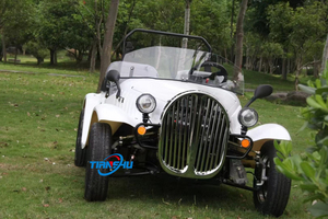 Vente directe d'usine, mini-voiture classique, cabriolet de rue avec 2 sièges en cuir, boîte de vitesses automatique, alimenté par batterie au lithium - Product Image 3