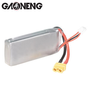 แบตเตอรี่ลิเธียมโพลิเมอร์ GAONENG GNB 1300mah 2S 7.4V 110C 220C XT60 สำหรับโดรน FPV แบบ Private Mold จากกวางตุ้ง ประเทศจีน สำหรับเครื่องบินบังคับวิทยุ RC Air UAV Air Wing - Product Image 4