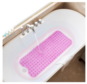 Tapete para Banheira e Chuveiro Antiderrapante 39x16 Polegadas Extra Longo Lavável à Máquina Livre de BPA para Crianças - Product Image 6