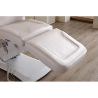 Lit de beauté électrique de luxe à 3 moteurs, réglable, pour soins du visage, avec mousse à mémoire de forme, pour spa médical et salon de beauté