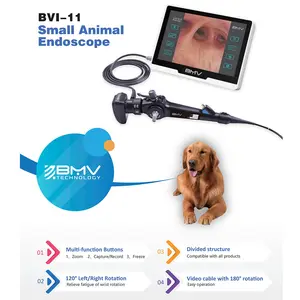 Small Pet Animal Diagnostic Bronchoscope Vet Portable Cystonephroscope Pet Video Endoscope Veterinary Endoscope