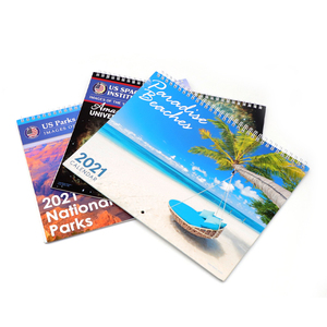 Factory Fast Delivery Full Color Custom Printed Wall Calendar Printing Service