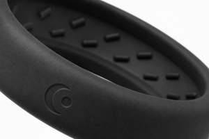 Coque de protection en silicone personnalisée avec logo OEM pour Oura Ring 5/4, Galaxy Ring, RingConn, Ultrahuman – Marque en relief noire avec icône - Product Image 3